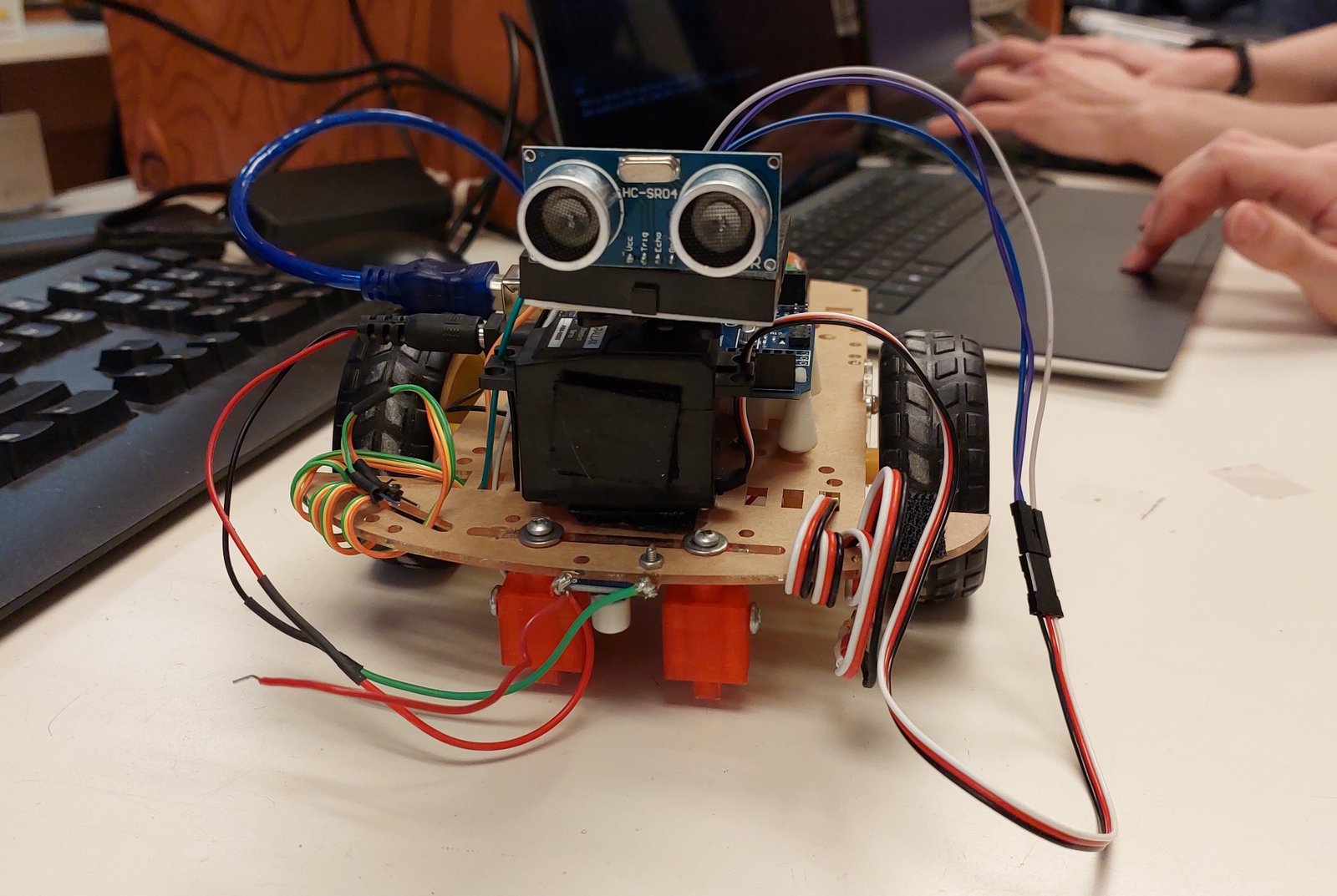 Obstacle-Avoiding Wall Follower Robot Car